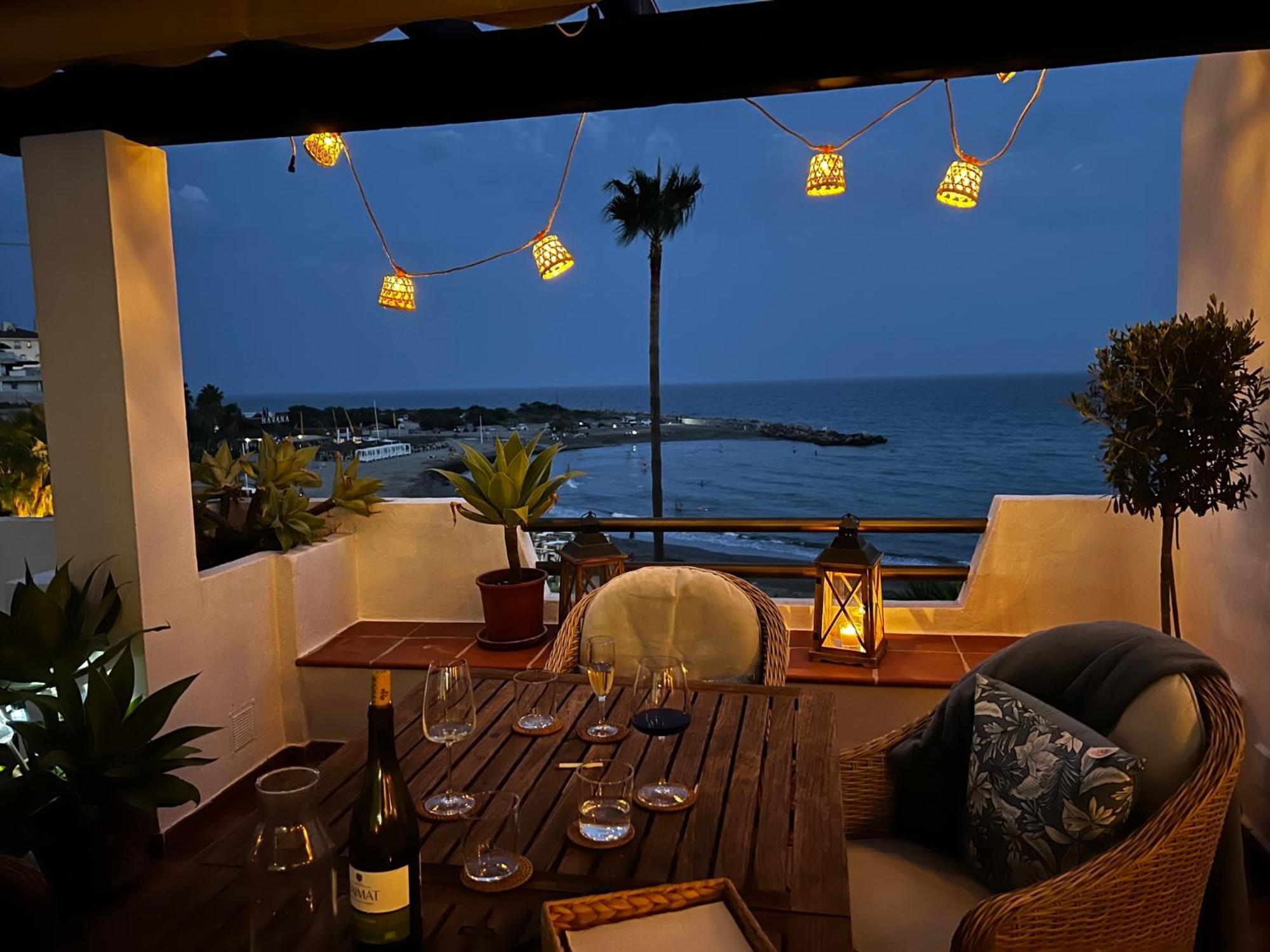 Playa Cristo Amazing Beach Terrace Appartment Estepona Extérieur photo